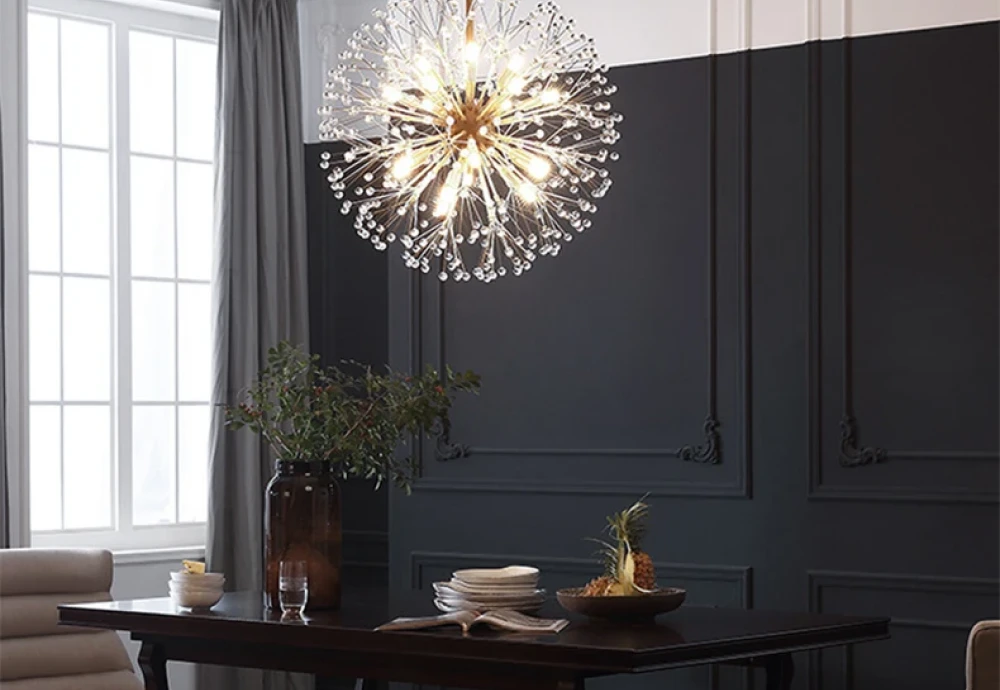 flushmount crystal chandelier