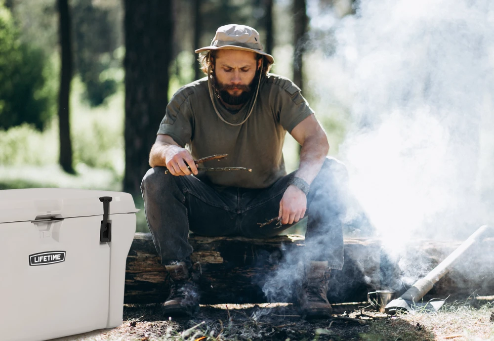 outdoor metal cooler box