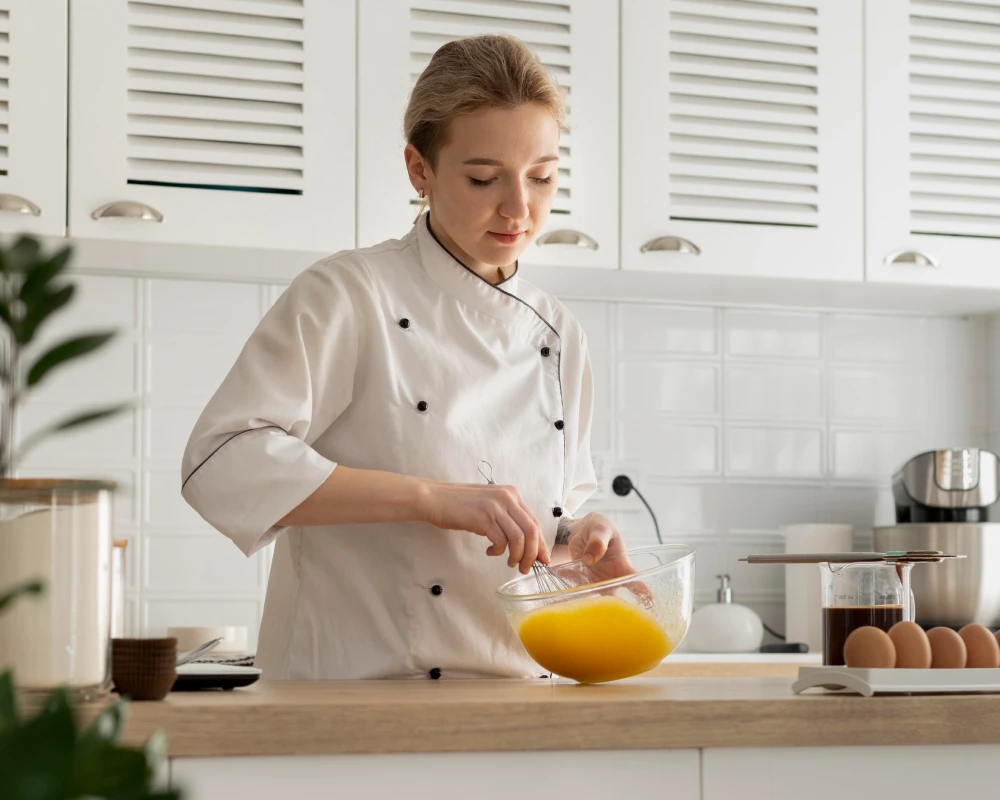 wooden kitchen stand